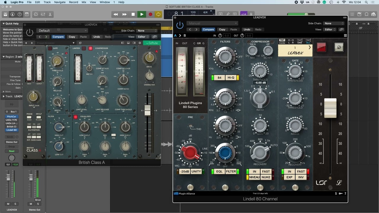 FAVOURITE PLUGIN FRIDAY - SOFTUBE BRITISH CLASS A VS LINDELL 80 SERIES