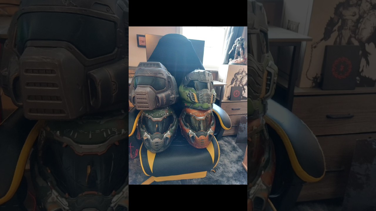 ALL DOOM SLAYER HELMETS YOU CAN OWN! #doom #doometernal #gaming #fps