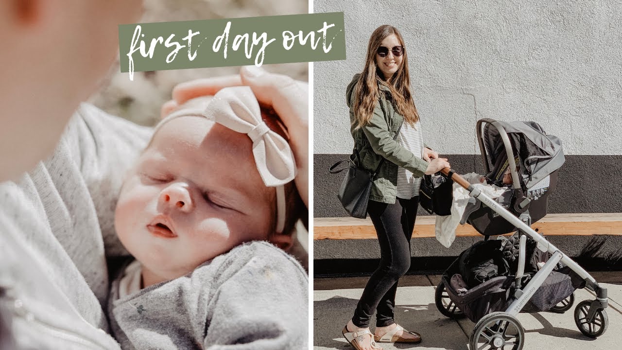 First Day Out With Our Newborn Baby!