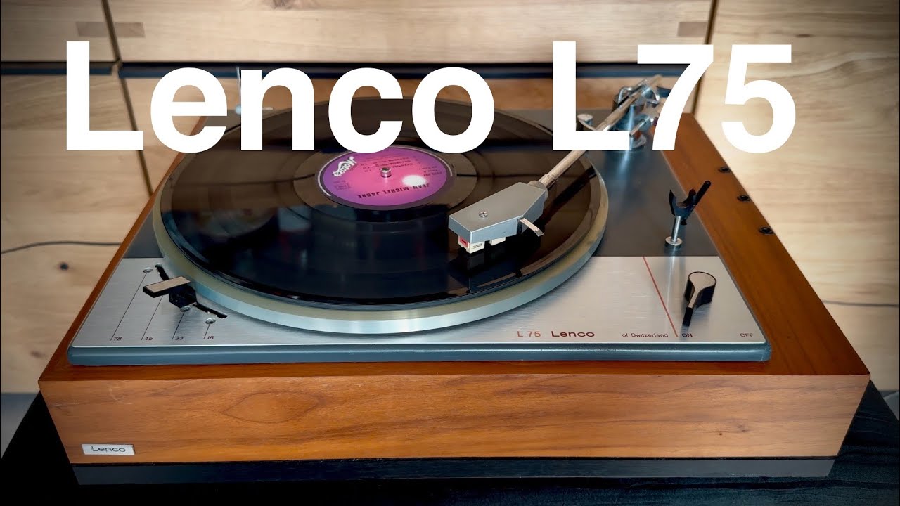 Lenco L75 Turntable Gramofon demo
