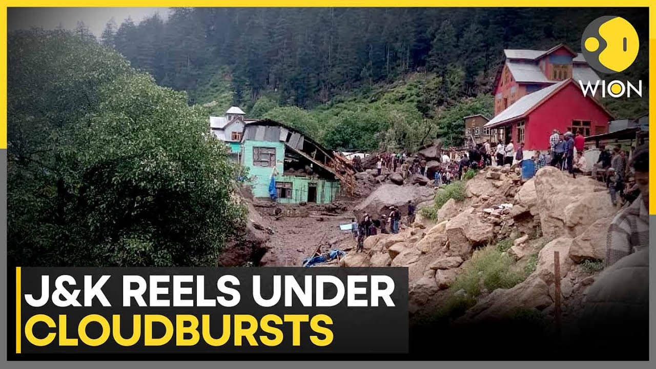 J&K Cloudbursts: Reasi Landslide Kills 7, Ramban Cloudburst Claims 4 Amid J&K Rains | WION