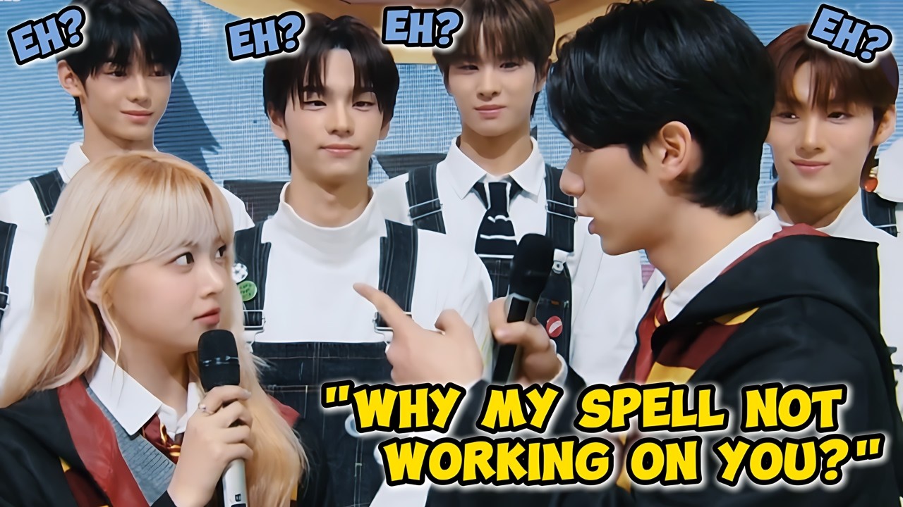 EUNCHAE and CHAEMIN funny moments in front of HYBE's new boy group, TWS 😻