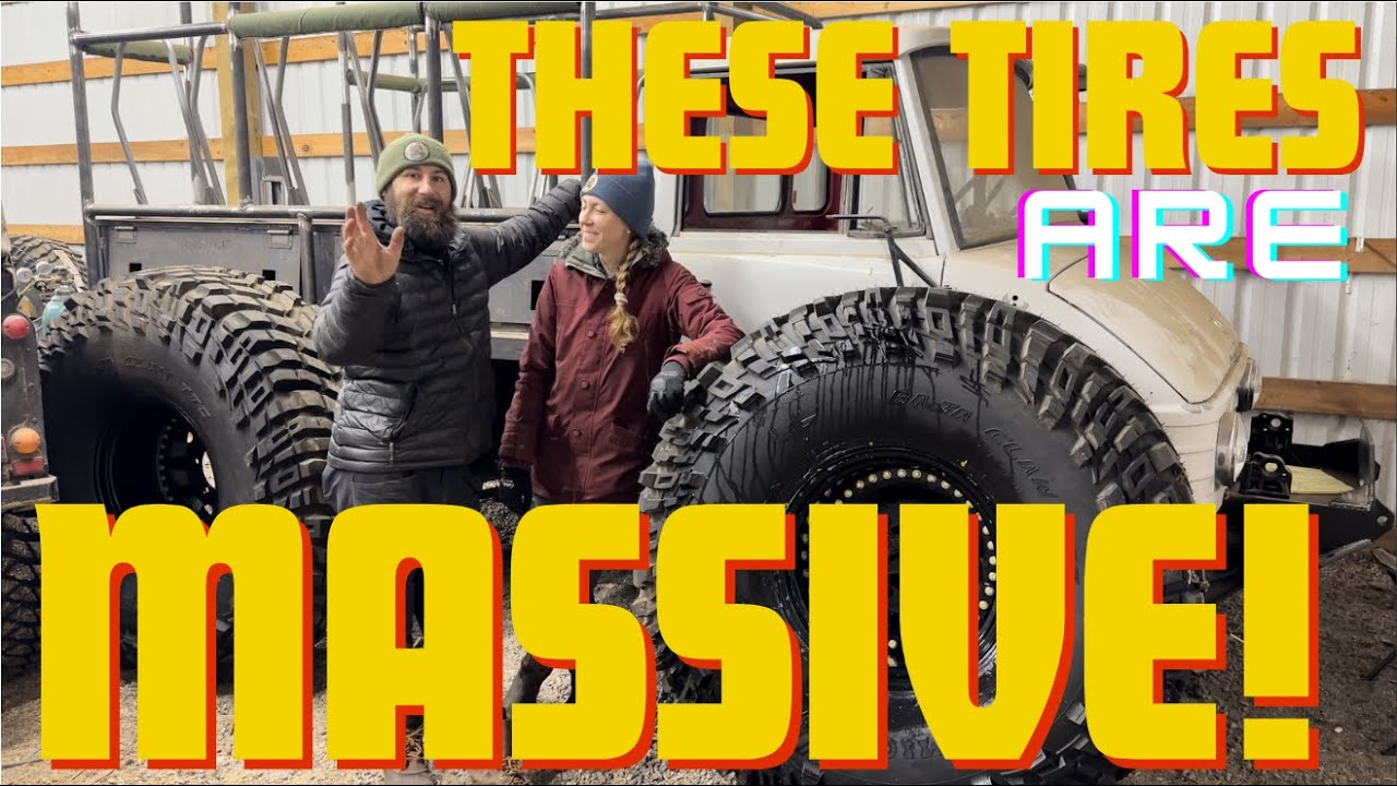 These tires are MASSIVE! Mounting 54