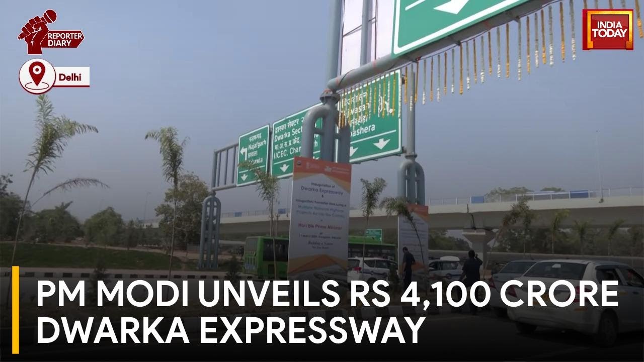 Prime Minister Modi Inaugurates Mega Dwarka Expressway Project