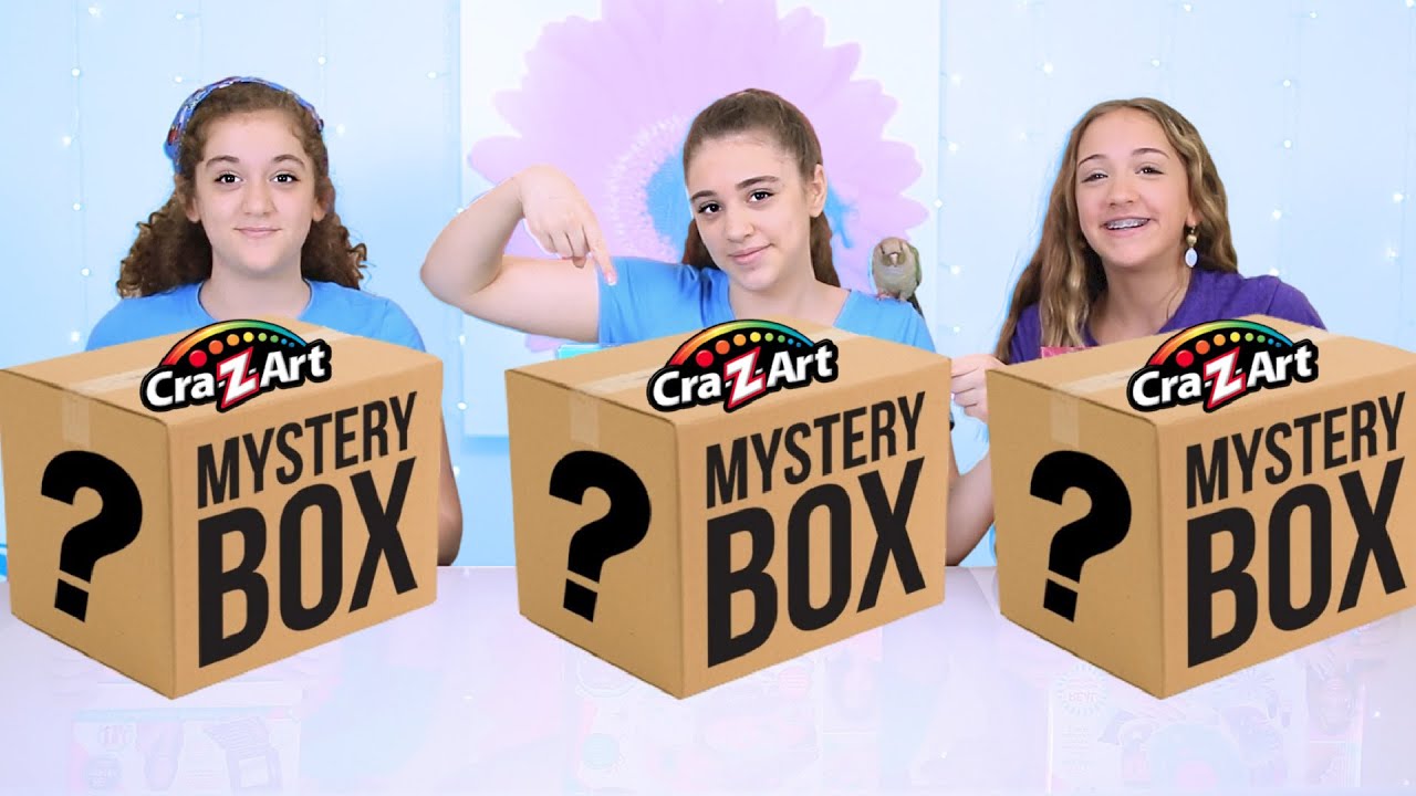 MYSTERY BOX CHALLENGE with Cra-Z-Art KITS!