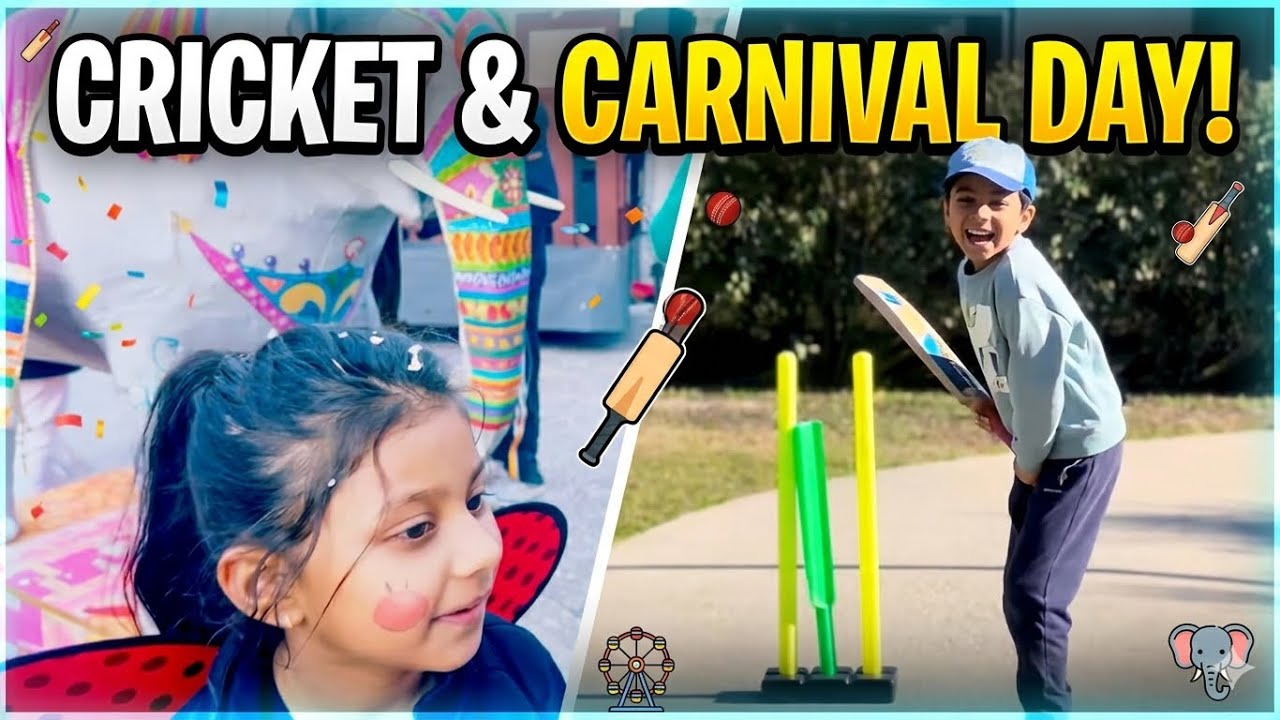 #Carnival in italy# its sunday in morning we played some cricket and then we participated carnival 