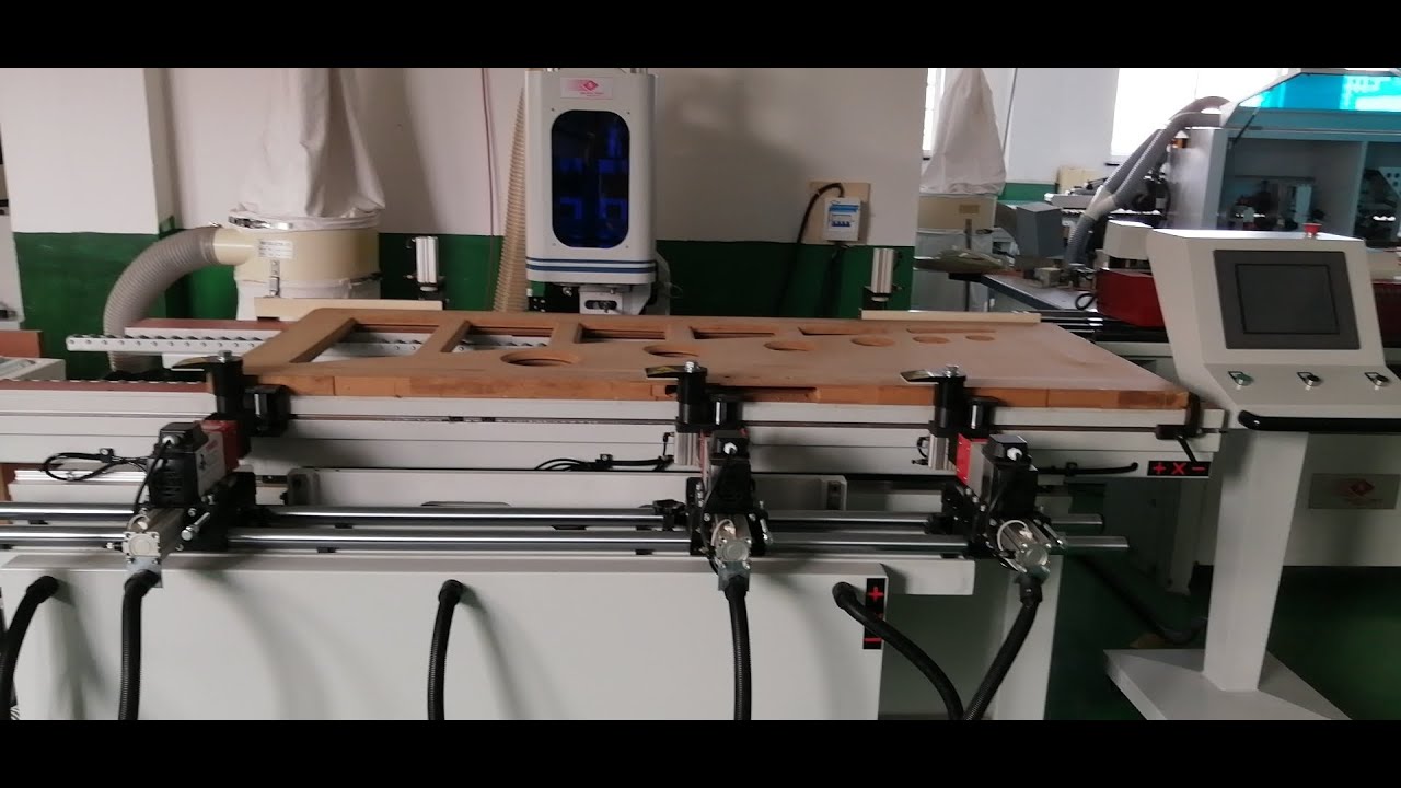 HC4120D door lock hole processing machine