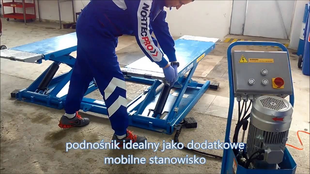Elevator hidraulic tip foarfeca Nortec Pn3000d 1