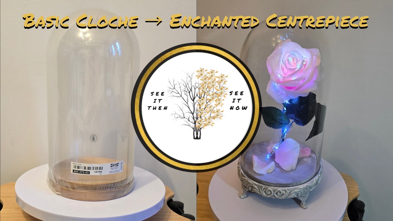 A must have for the theme at hand | Enchanted Rose upcycle