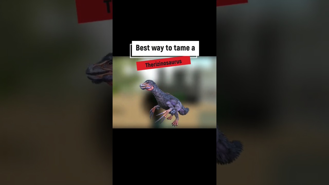 Best way to TAME Therizinosaurus 😎 | Ark Mobile 