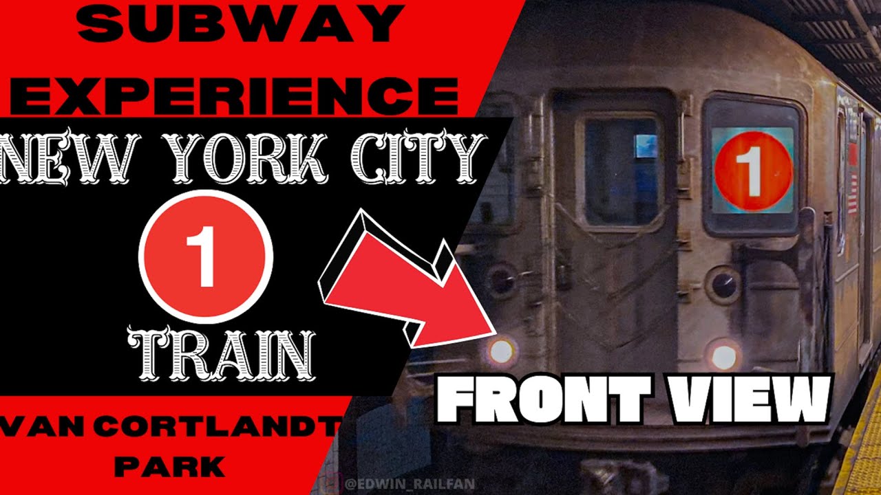 New York City Subway 1 Train (to Van Cortlandt ) Front View