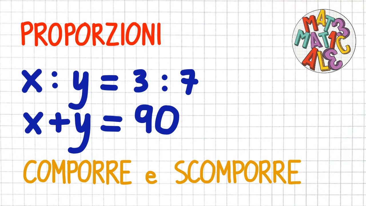PROPORZIONI 12 comporre e scomporre con due variabili x e y                   _ PR49