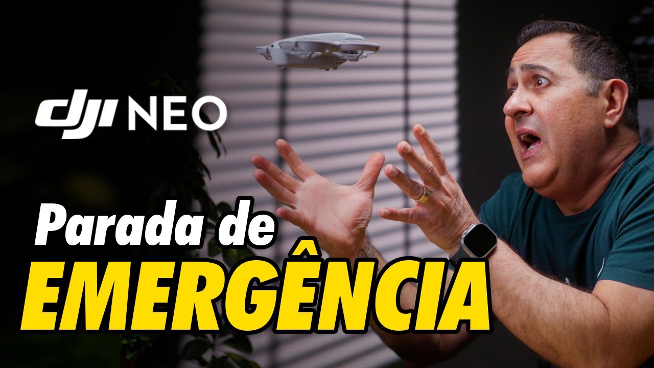 DJI NEO: COMO PARAR seu DRONE em EMERGÊNCIAS e SALVAR seu DRONE