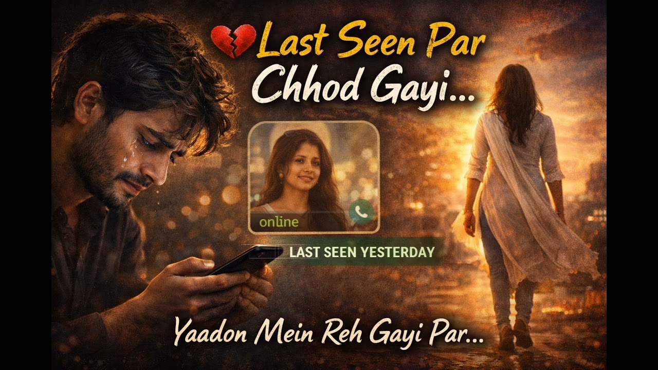 Last Seen Par Chhod Gayi 💔 | Emotional Sad Song | AI Generated Heart Touching Song 2026