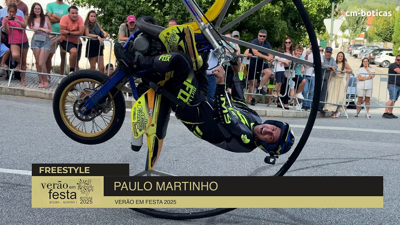 Paulo Martinho em Ação | Moto Freestyle 2025 | Boticas Explosivo!