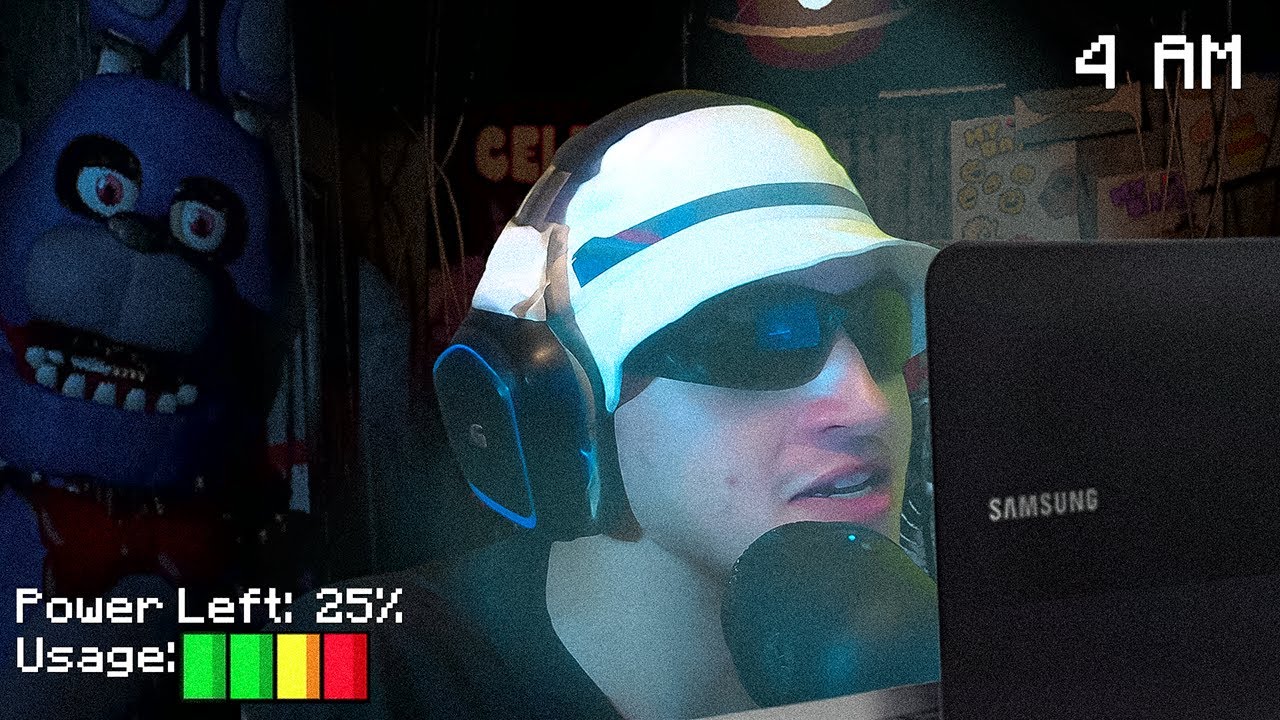 FIZ MEU AMIGO JOGAR FNAF PELA PRIMEIRA VEZ E RI MUITO