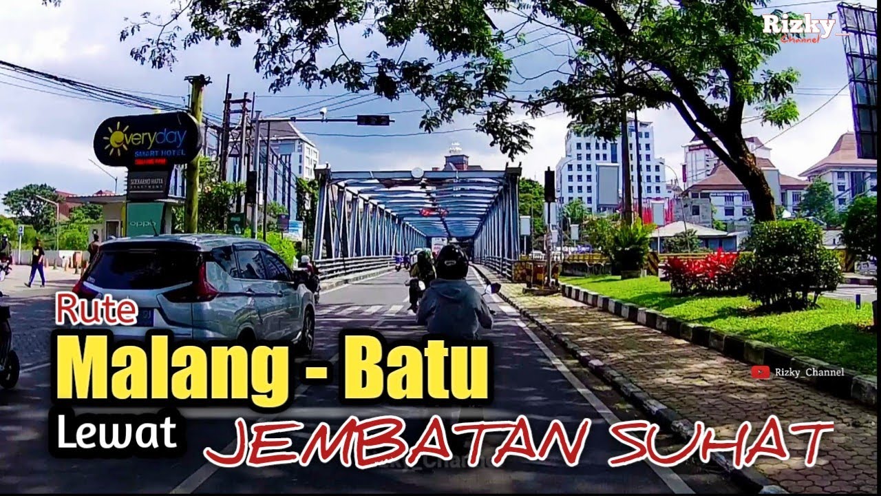 Rute MALANG - BATU via JEMBATAN SUHAT ( Soekarno Hatta ) Malang .