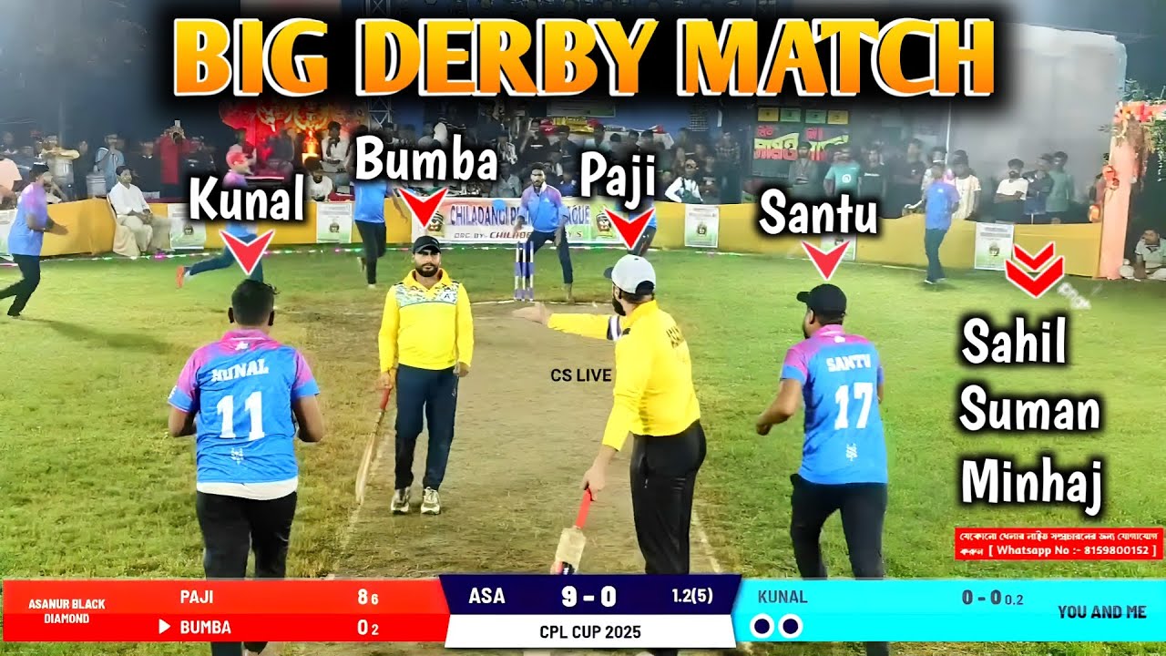 BUMBA DA,PAJI DA 🆚 KUNAL, KRISHNENDU DA | BIG DERBY MATCH | 45k FIGHT |