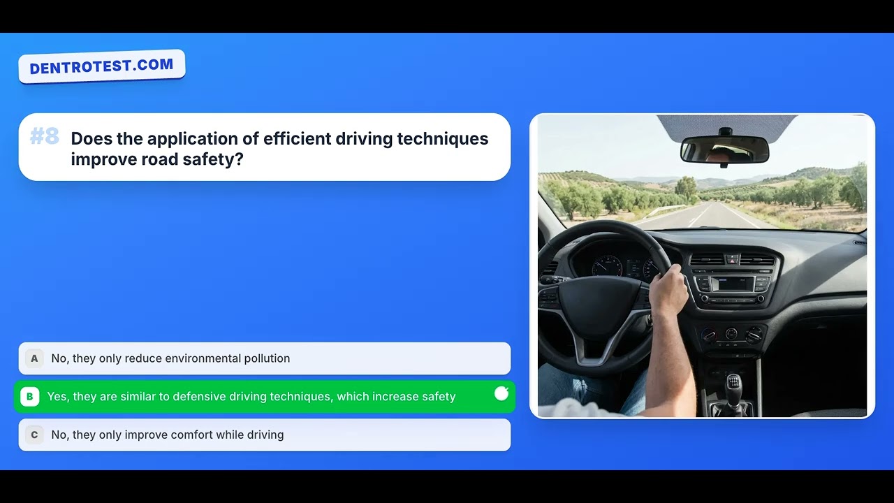 DRIVING TEST 2026: 20 Key Questions on Road Safety, Airbags & Fuel Efficiency 🚗