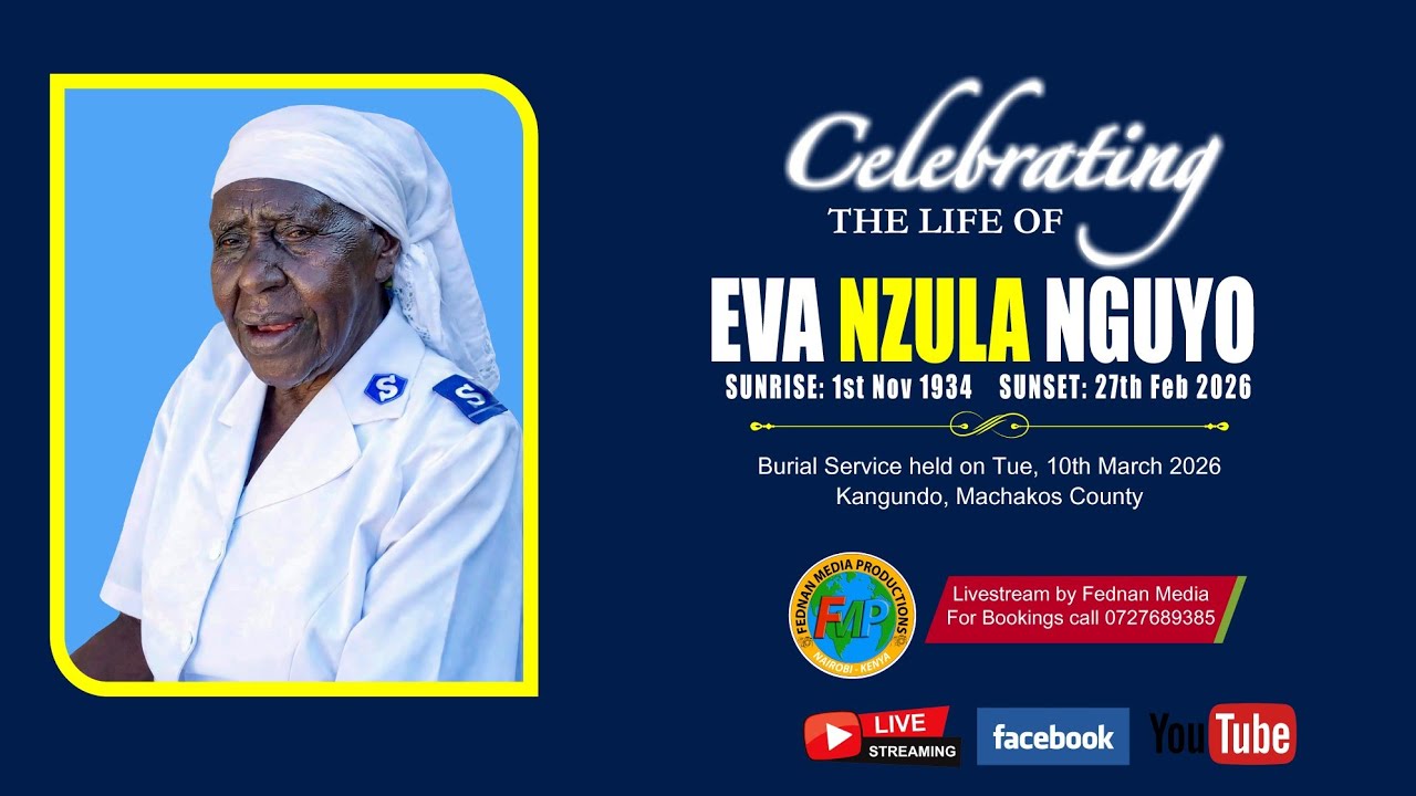 In loving Memory of Eva Nzula Nguyo 1934 - 2026