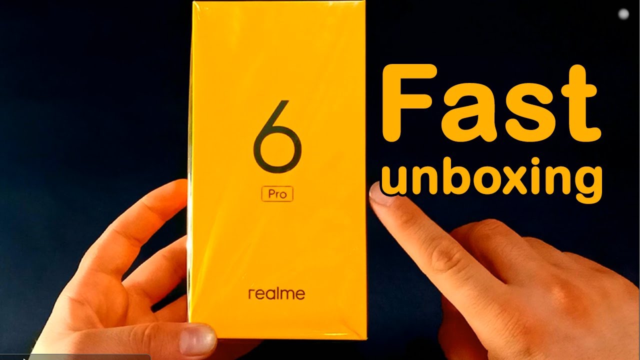 فتح علبة وتجربة موبيل ريلمي 6 برو - unboxing realme 6 pro