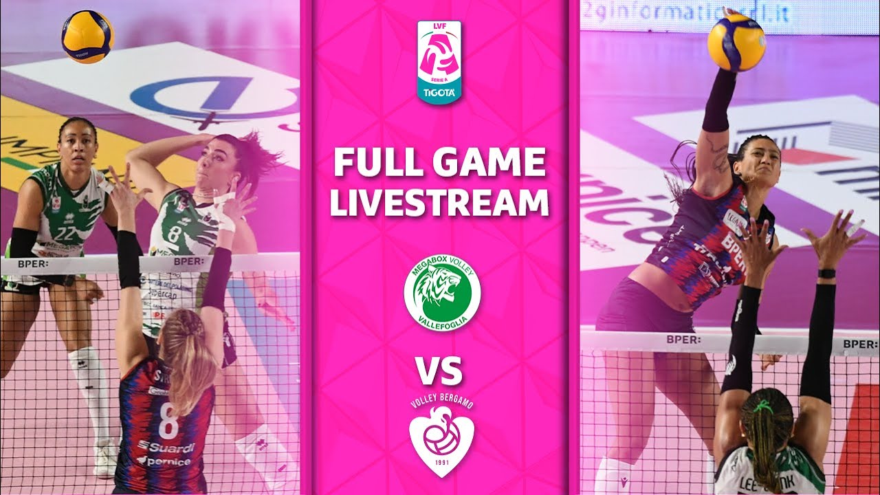 🔴 LIVE: Vallefoglia - Bergamo | Playoff Challenge LVF Serie A1 Tigotà: Fase 2, Gara-2