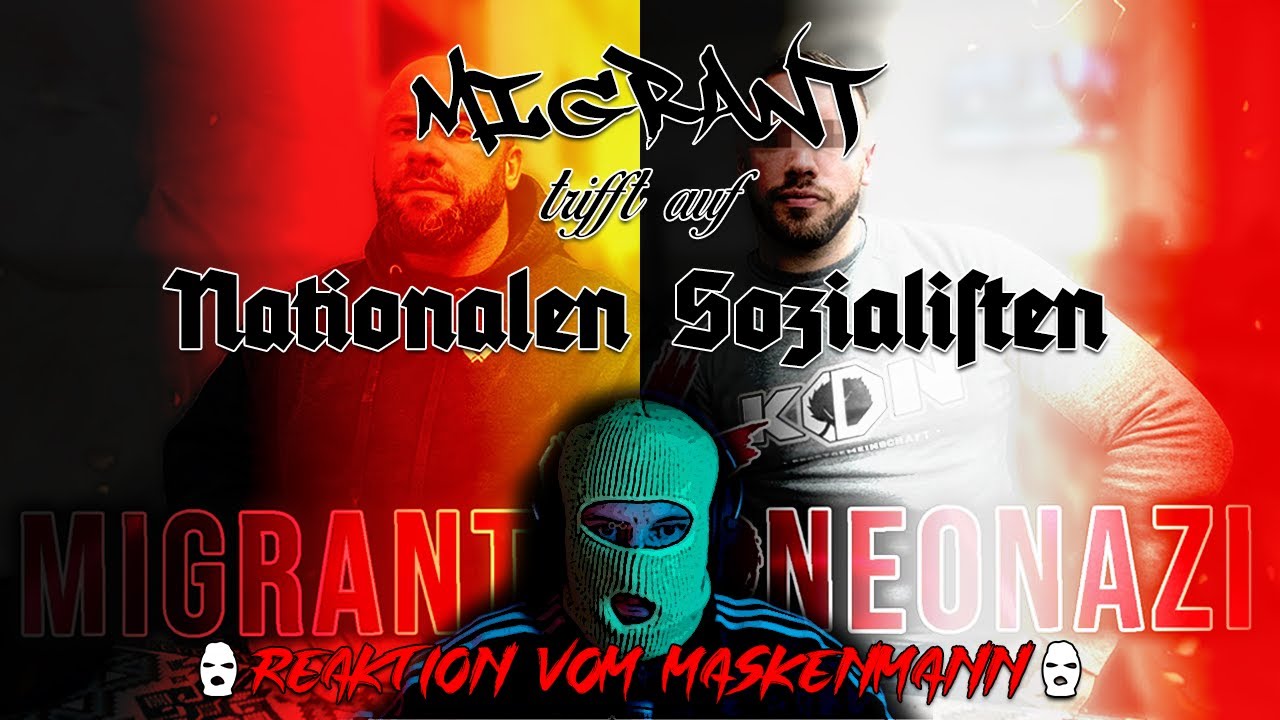 MIGRANT trifft auf NEO-NAZI – Reaktion vom Maskenmann