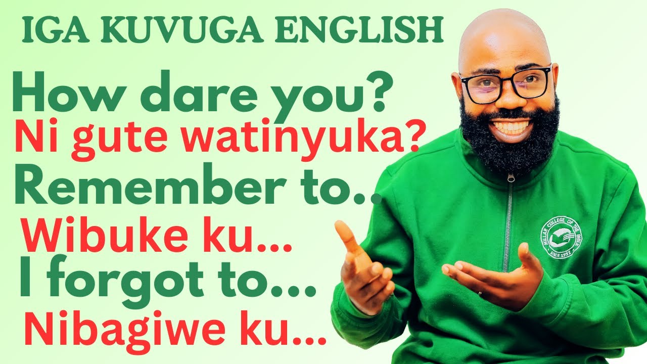 🛑637: IGA VUBA ICYONGEREZA /INTERURO 200 ZAFASHA KUVUGA ICYONGEREZA