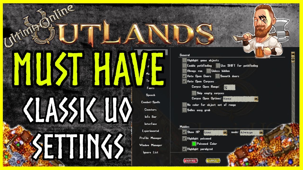 Loot FAST with MUST HAVE Classic UO Settings | Ultima Online 2022 | UO Outlands