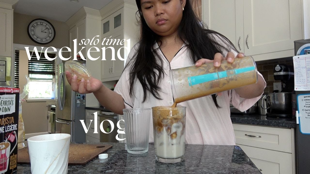 romanticizing a weekend vlog, period craving and a basque cheesecake recipe