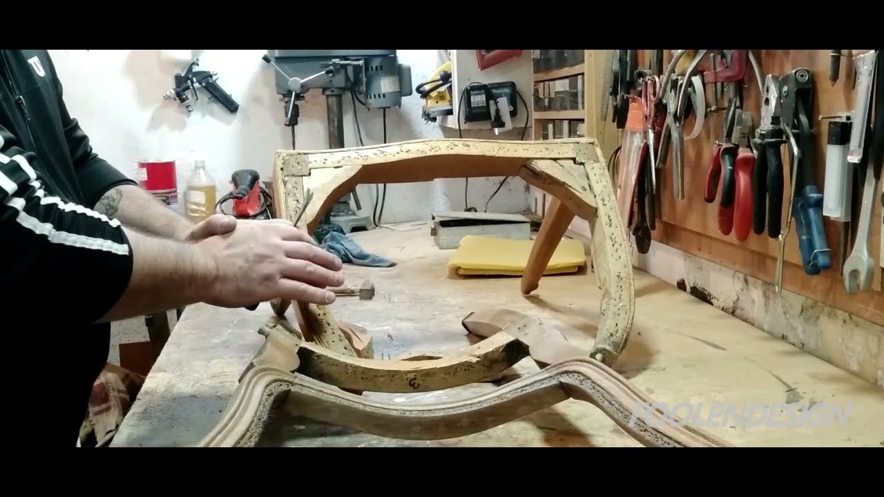 Encolado correcto de silla luis xv te muestro como hacerlo
