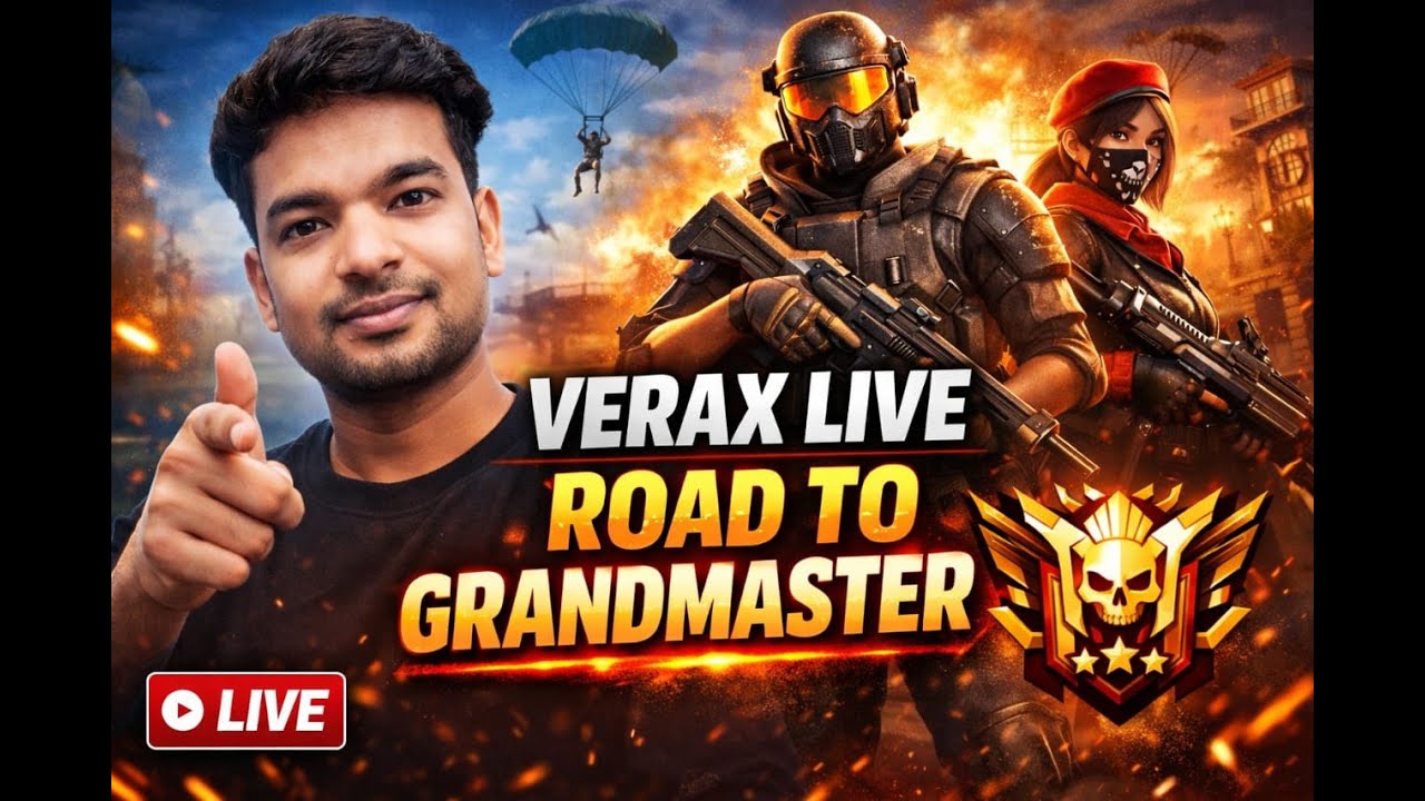🔴 LIVE RANK PUSH 🔥 GRANDMASTER ROAD | Free Fire Live