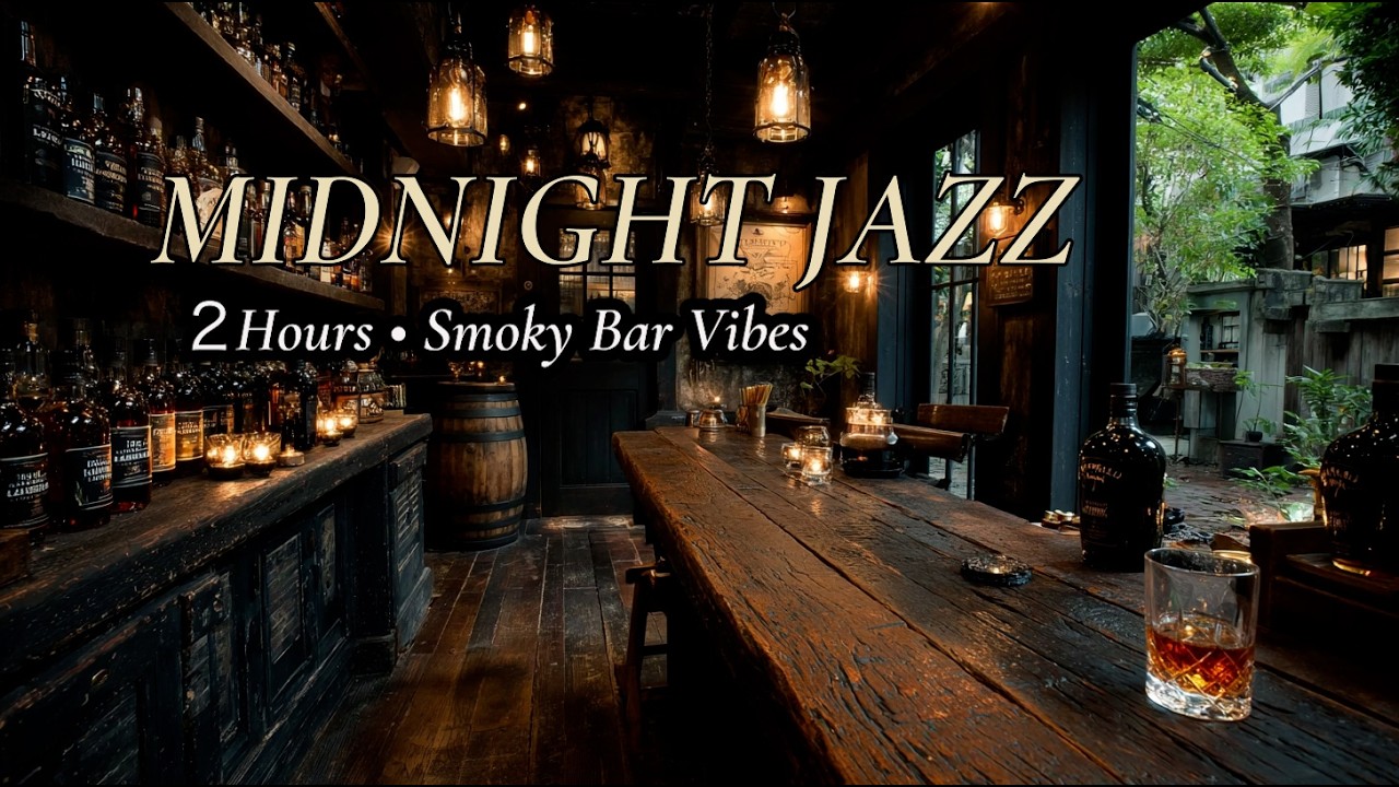 Smooth Jazz Bar Music – 2 Hour Relaxing Lounge Jazz for Study, Work & Night Ambience