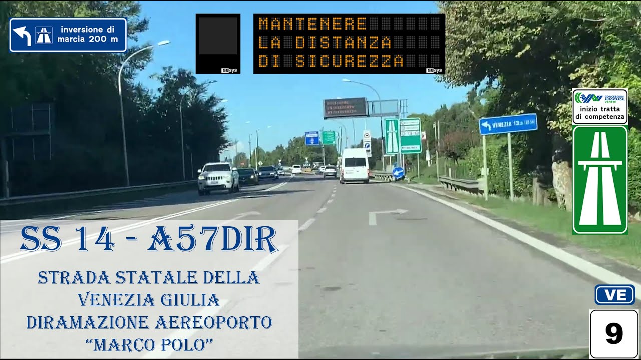 SS14 - A57dir | Strada Statale della Venezia Giulia - Diramazione aereoporto 