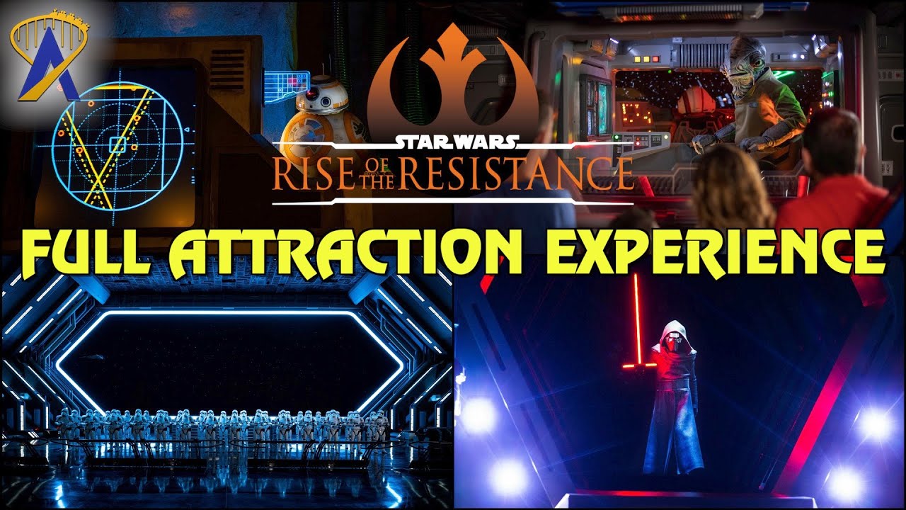 Full Attraction Experience - Star Wars: Rise of the Resistance at Star Wars: Galaxy's Edge Florida