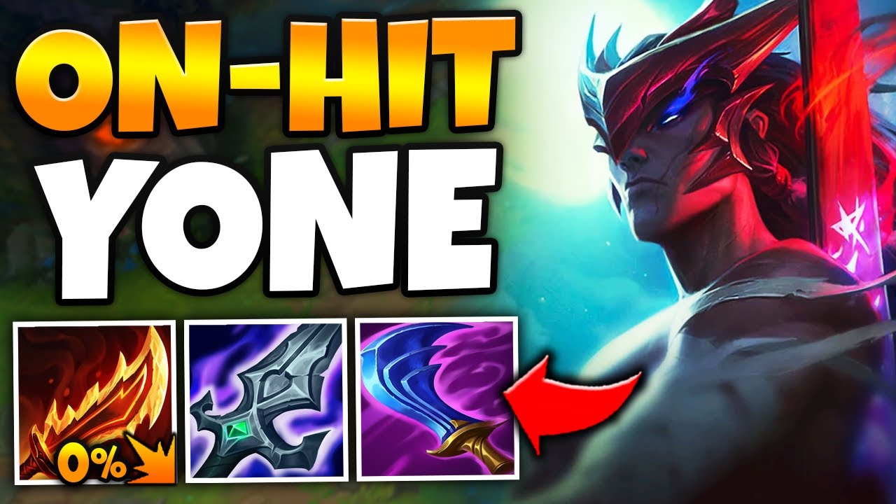 Yone but I have 0% Crit and Still Melt Everyone (On-Hit Build)
