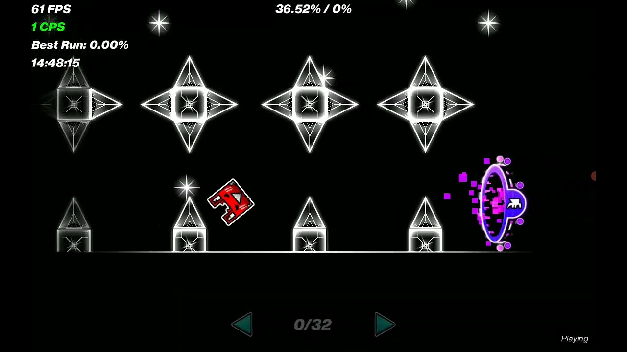 Destroyed Space | Geometry Dash | XL Demon