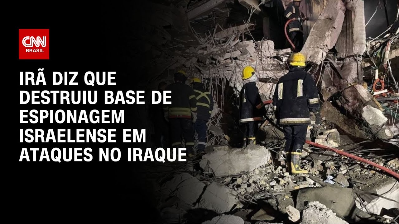 Irã diz que destruiu base de espionagem israelense em ataques no Iraque | LIVE CNN