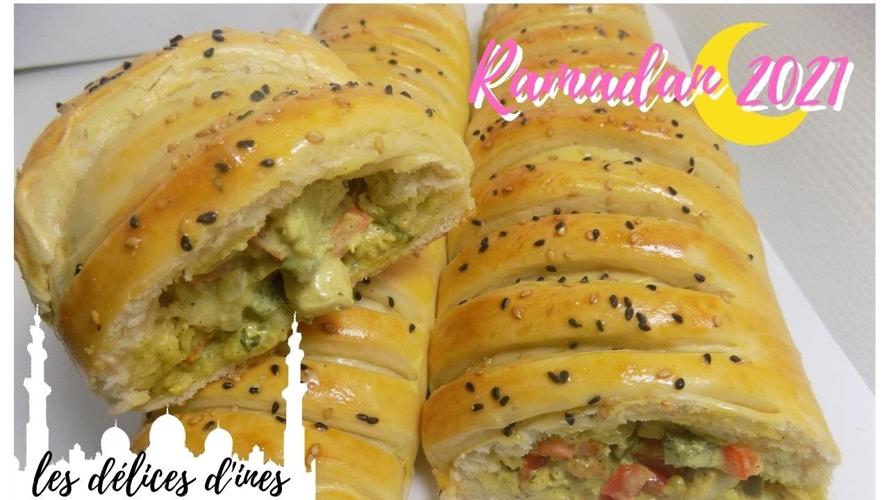RAMADAN 2024🌙 pain Feuilleté Poulet  Idée repas ftour