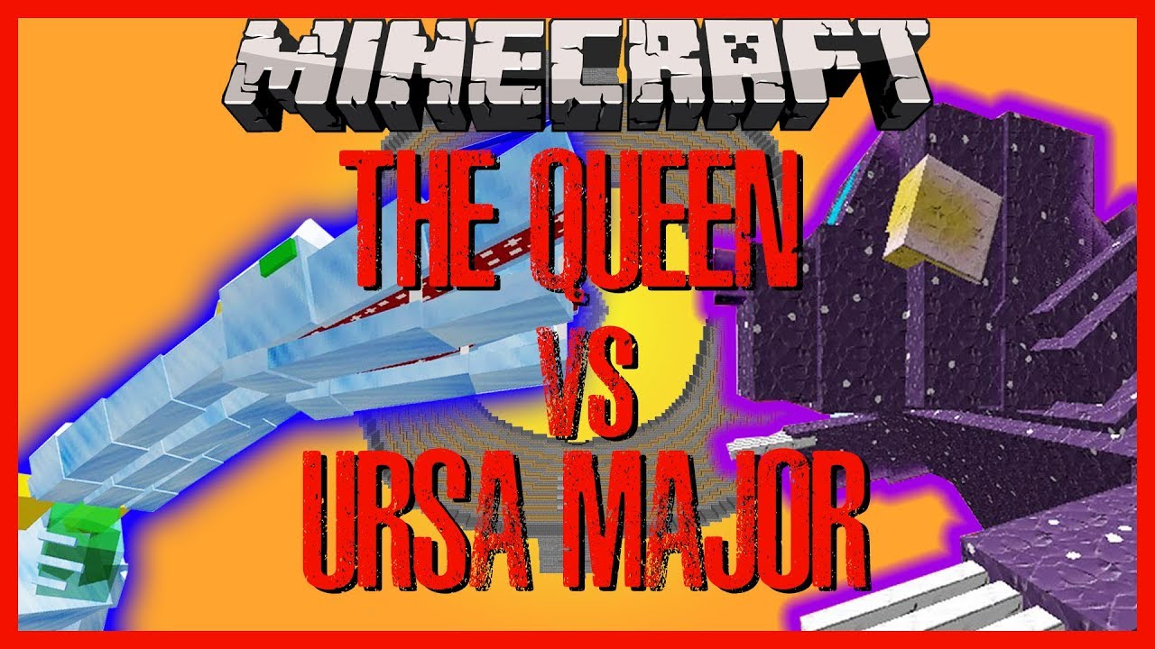 Minecraft - THE QUEEN VS URSA MAJOR (THE QUEEN TAKES ON THE LIKES OF MOBZILLA AND URSA MAJOR!!)