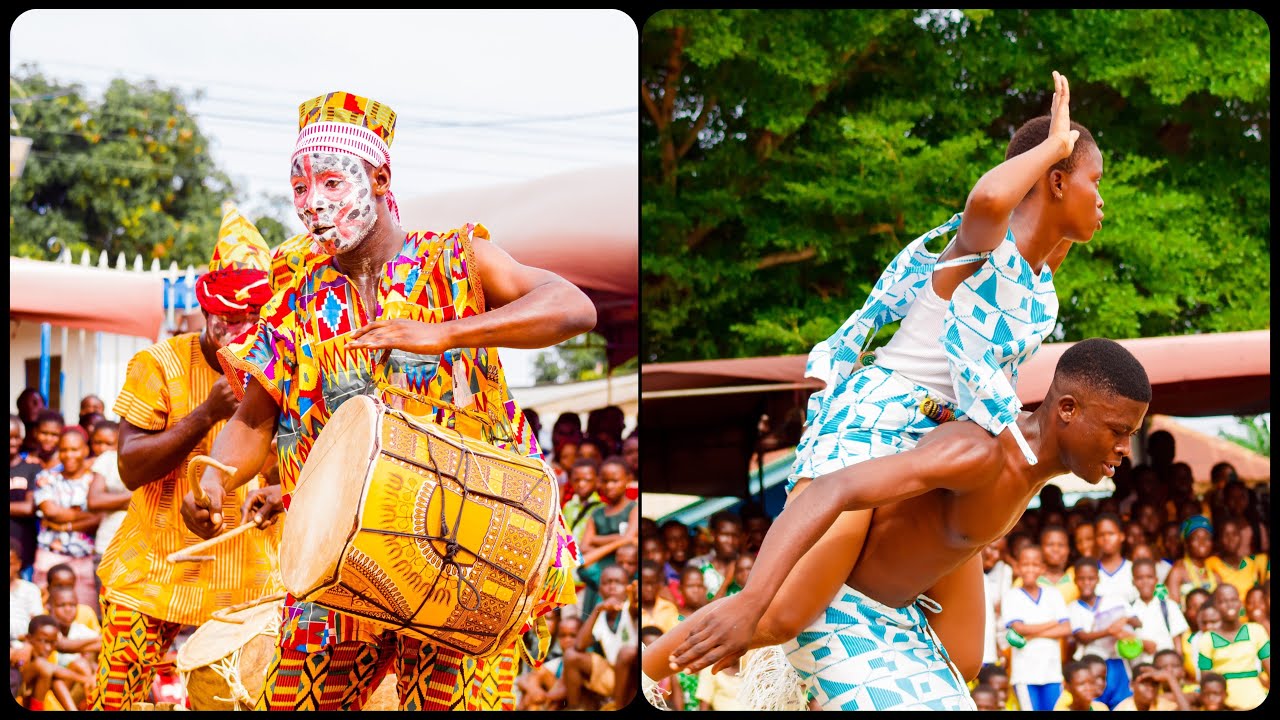 Basic Schools Inter-Circuit Festival of Music Art & Cultural display. Part 2(￼Dance & drum display)