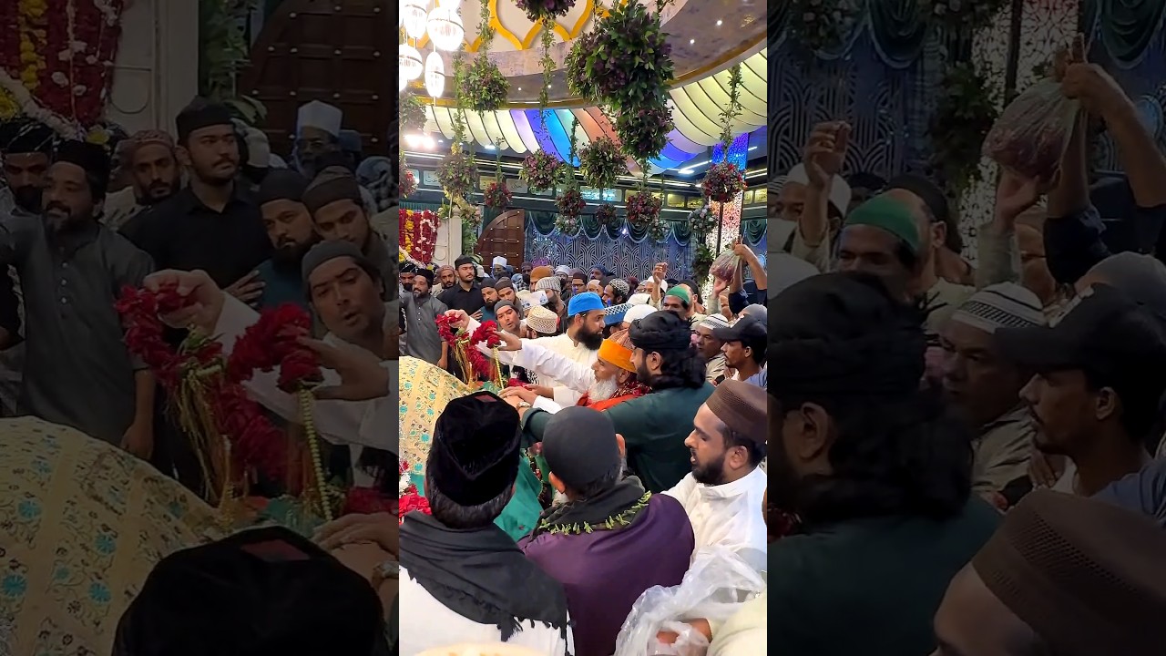 &ldquo;Spiritual Moment: 🌹Pir Sahib Offering Chadar at Dargah &ndash; Divine Blessings&rdquo; #shorts