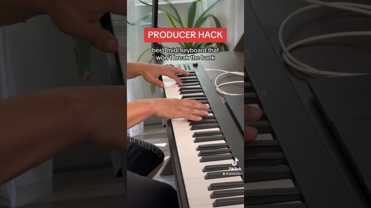 Cheap but quality midi keyboard 💯🙌🏽 #producer #producerhack #asmr #asnrsounds #unboxing
