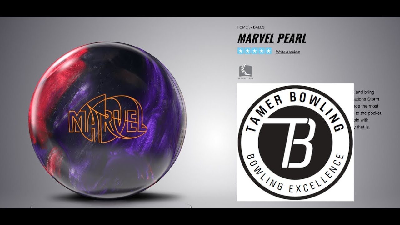 Storm Marvel Pearl Bowling Ball Review (3 testers) by TamerBowling.com