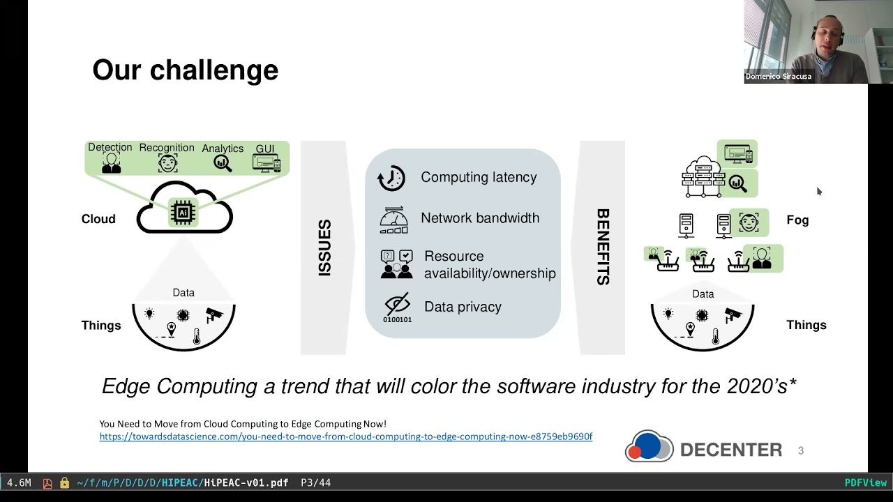 #CSWSpring21 / Creation and orchestration of cloud-native AI applications in edge environments