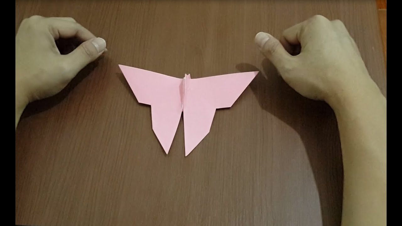 Cara Membuat Kupu Kupu Dari Kertas Origami