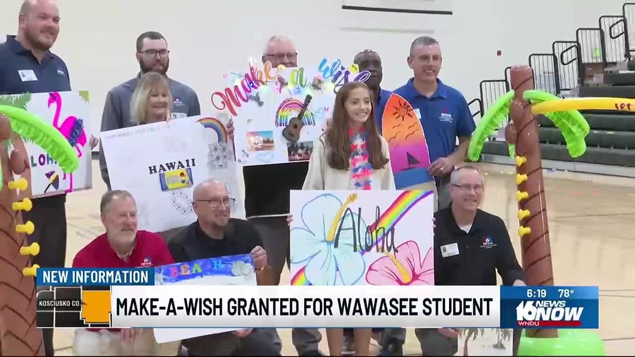 Make-A-Wish grants dream vacation for Wawasee student