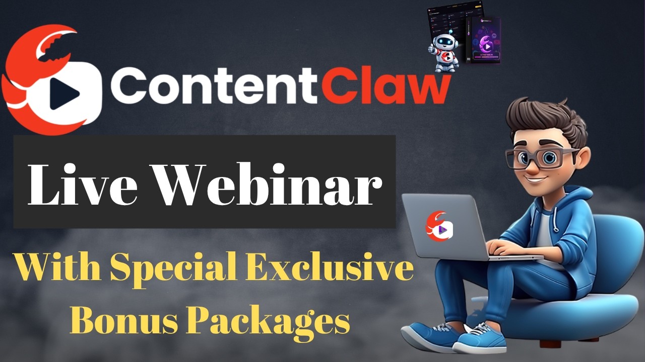ContentClaw Review Webinar + Demo + OTOs (Upgrades) + Bonuses | ContentClaw Webinar Replay