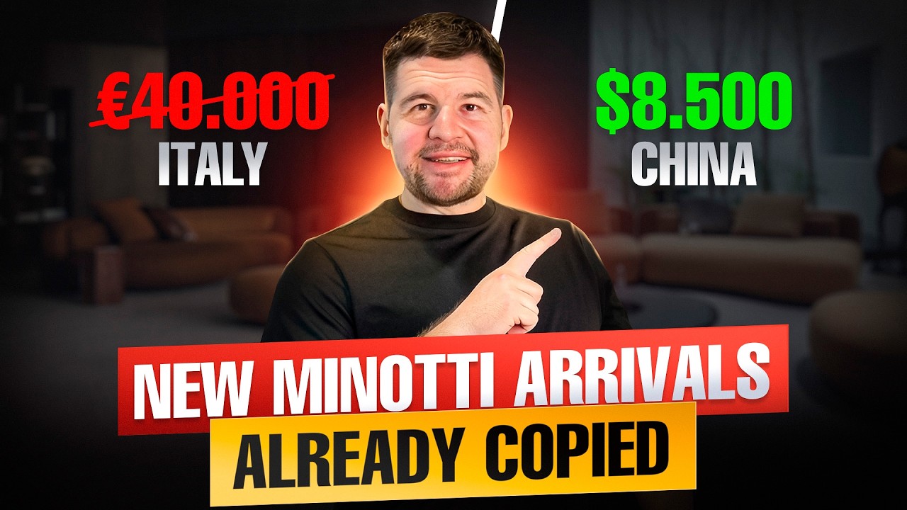 МОЖЕТЕ ЗАМЕТИТЬ ОТЛИЧИЕ? Обзор реплик Minotti 2025 из Китая