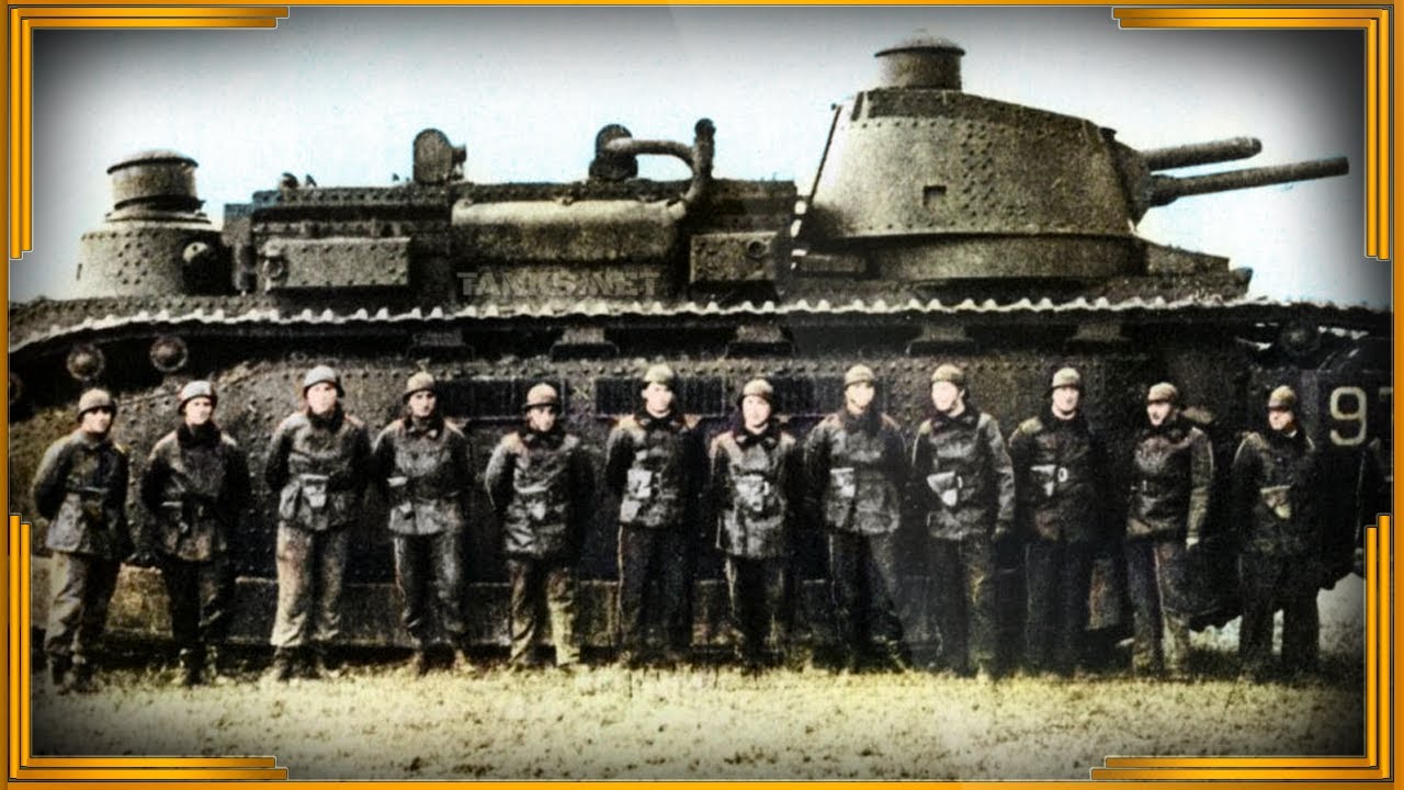 Самый большой серийный танк в мире. Char 2C - французский тяжеловес